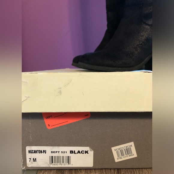 Hinge Canton Over the knee boot. Size 7. Color Black - Picture 9 of 12